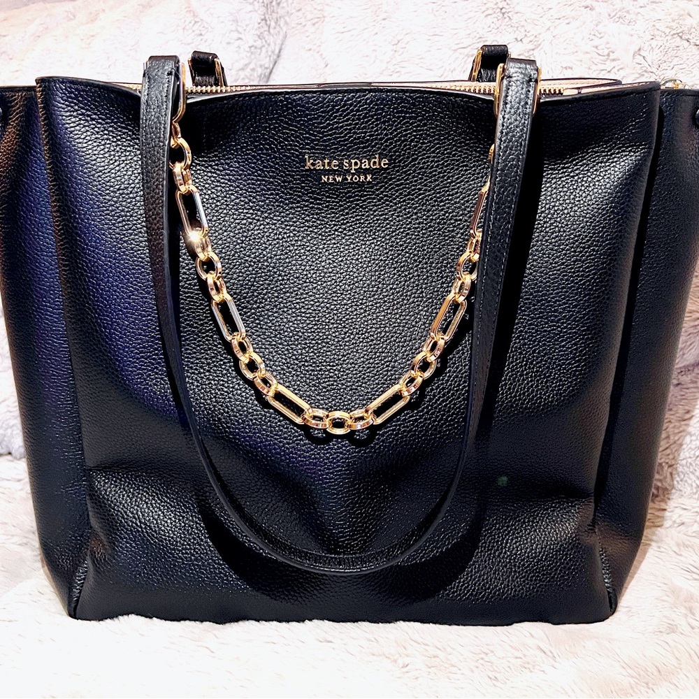 Kate Spade Carlyle Pebbled Leather Large Tote